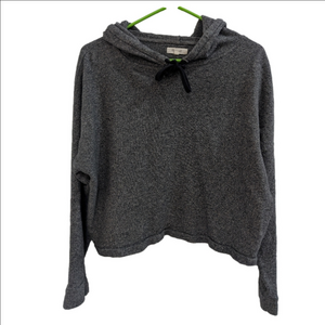 Madewell Terry Cropped Drawstring Long Sleeve Hoodie